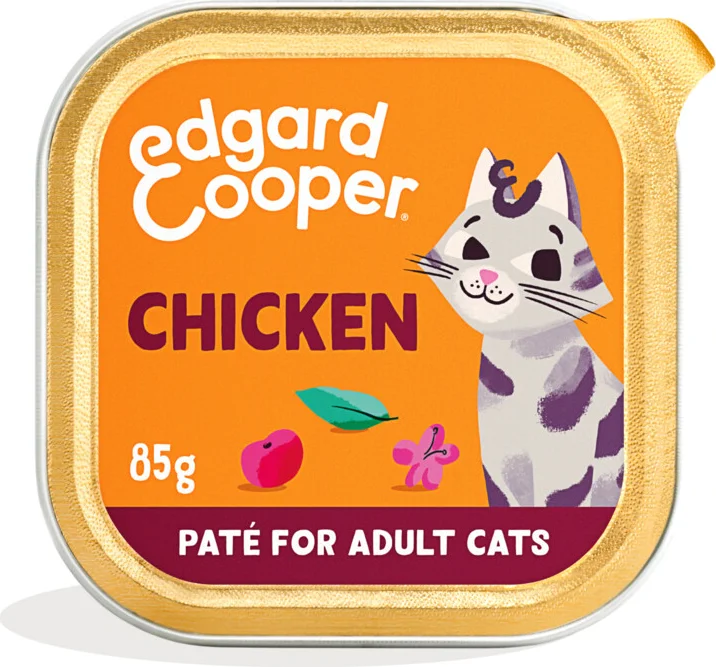 Edgard & Cooper Kattenvoer Adult Pate Kip 85 gr