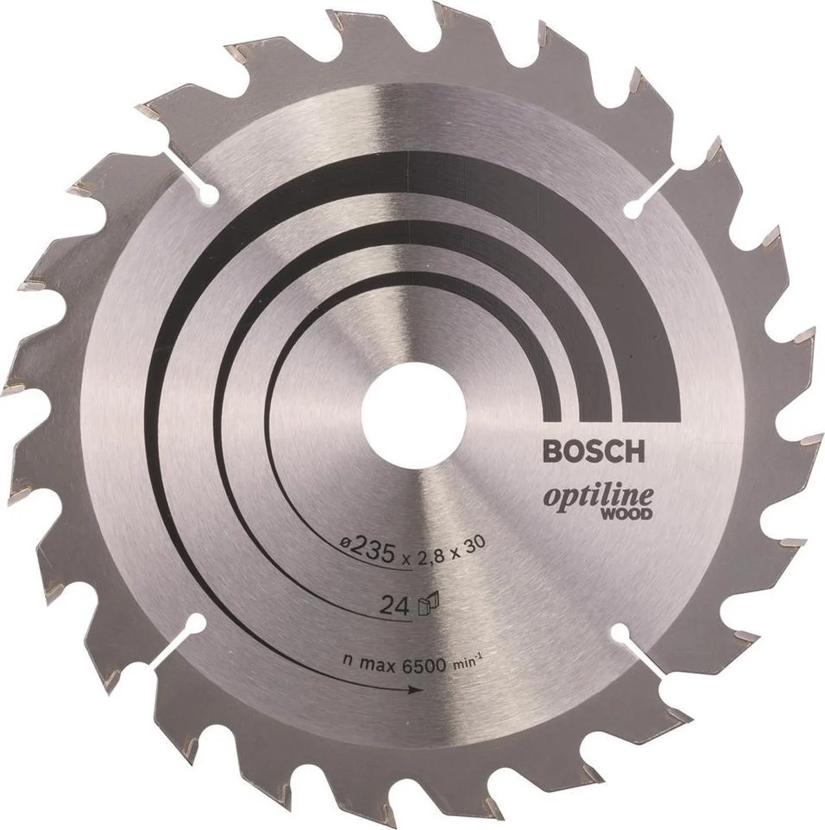 Bosch Professional Cirkelzaagblad PRO Wood | Ø 235 x 2,8 x 30mm 24T - 2608640725