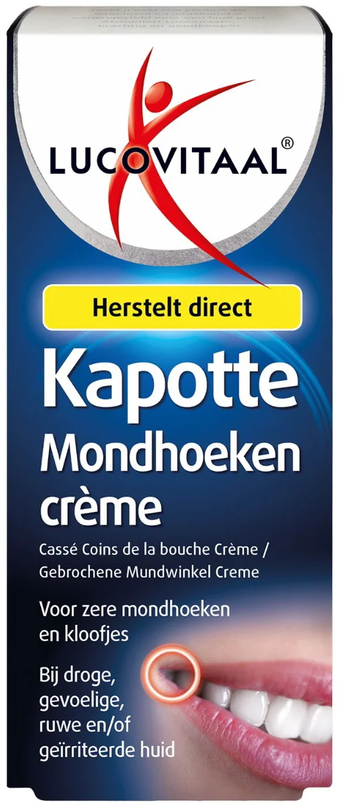 Lucovitaal Kapotte Mondhoeken Creme 15 ml