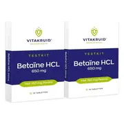 2x Vitakruid Betaïne HCL Testkit 10 tabletten