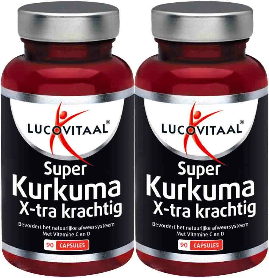 2x Lucovitaal Super Kurkuma X-tra Krachtig 90 capsules