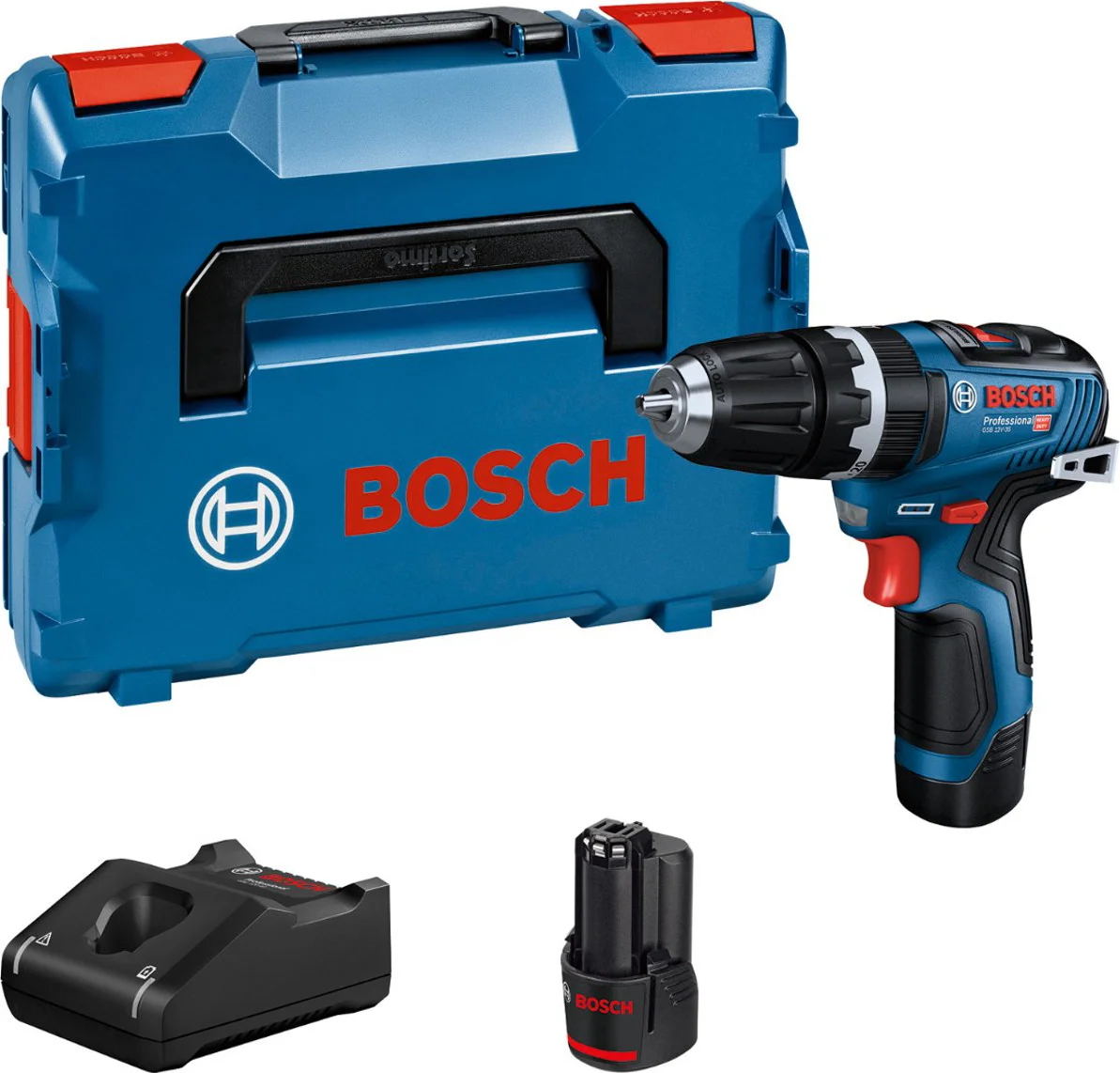 Bosch Professional GSB 12V-35 Accu klop-/schroefboormachine 12V 3.0Ah in L-Boxx - 06019J9000
