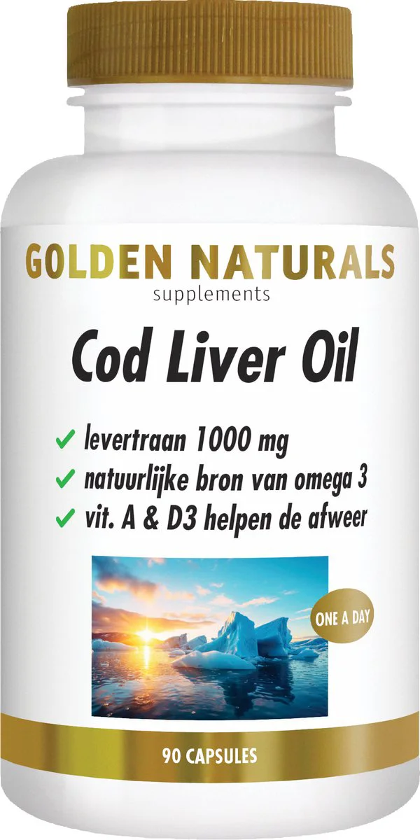 Golden Naturals Cod Liver Oil 90 softgels