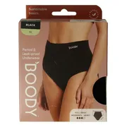 Boody Menstruatieondergoed Tailleslip Zwart Normaal/Hevig Maat M