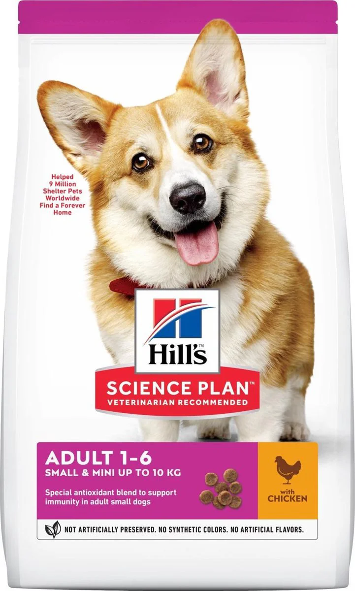 Hill's Science Plan Hondenvoer Adult Small & Mini Kip 1,5 kg