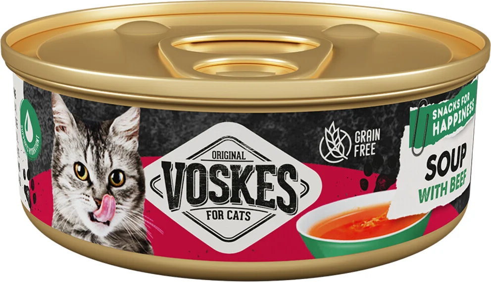 36x Voskes Original Soep Kattensnack Rund 50 gr