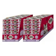 48x Voskes Kattenvoer Nat Tonijn met Zeebaars 85 gr