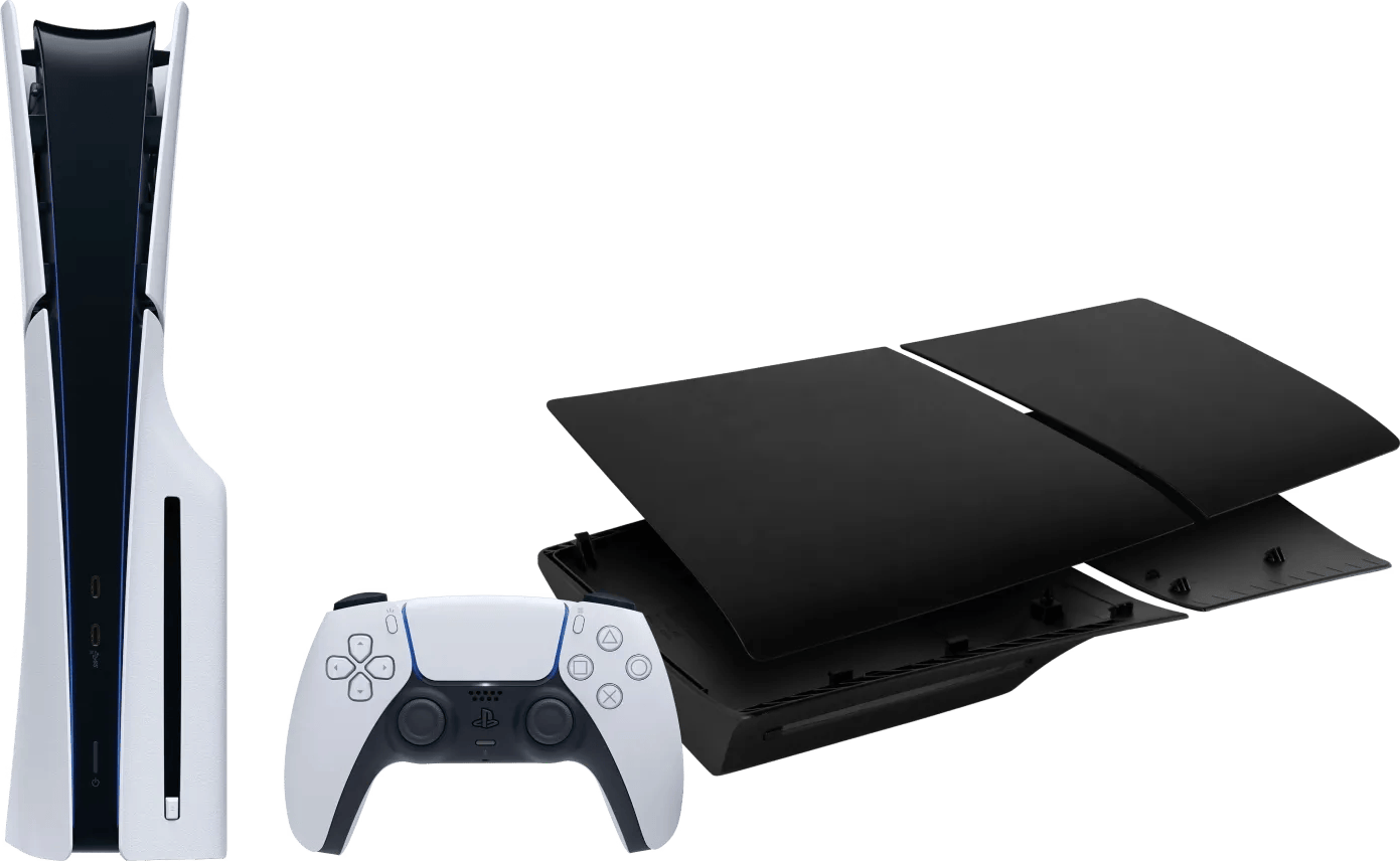 Sony PlayStation 5 Slim Disc Edition + Covers Zwart