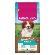 Eukanuba Hondenvoer Droog Grain Free Adult Small/Medium Lam 12 kg