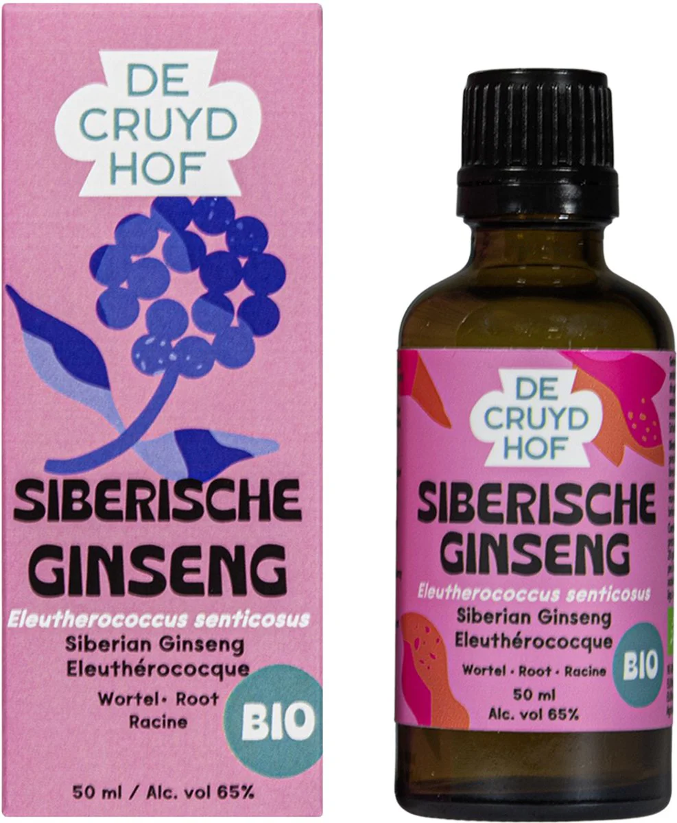Cruydhof Siberisch Ginseng Eleutherococcus Senticosus Bio Druppels 50ML