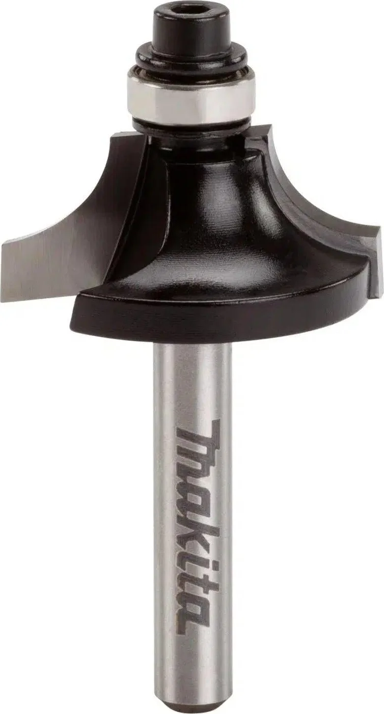 Makita D-09547 Freesbit Kwartrondfrees + lager S 6mm 28,58x12,7mm R7,94
