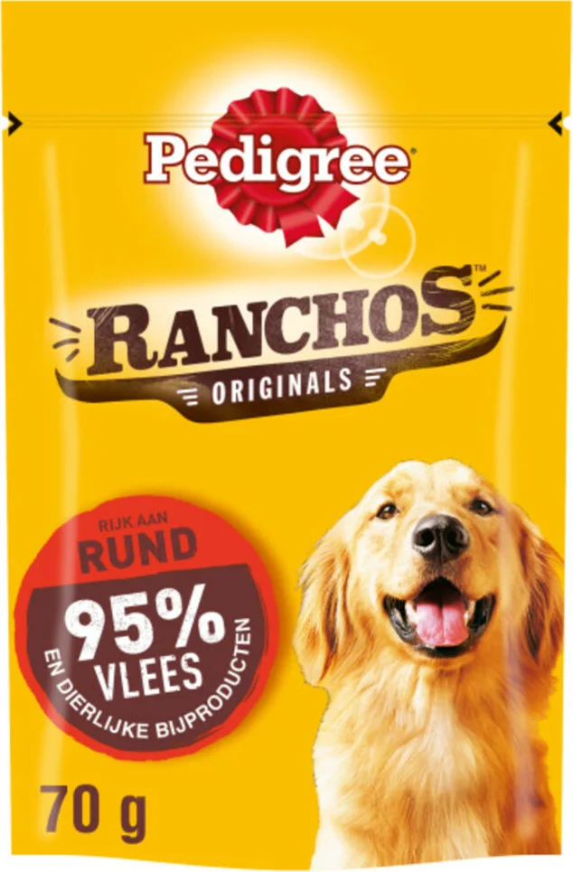 Pedigree Ranchos Original Hondensnacks Rund 70 gr