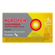 Nurofen voor Kinderen Zetpil 60mg 10ST