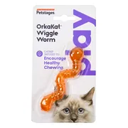 Petstages OrkaKat Catnip Wiggle Worm Oranje 10,1 x 18,4 x 1,0 cm