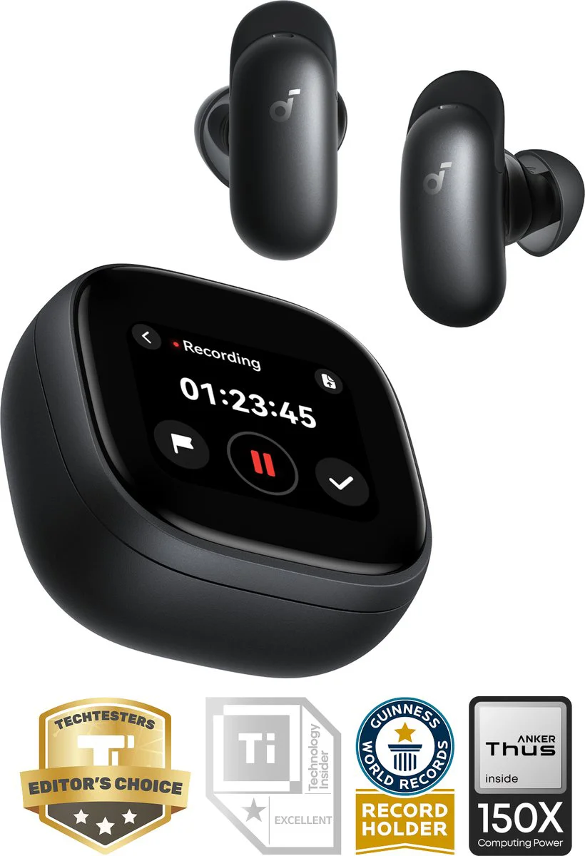 Soundcore Liberty 5 Pro Max Zwart