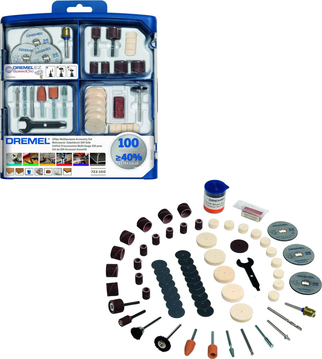 Bosch Professional 100-delige multifunctionele accessoireset - 2615S723JA
