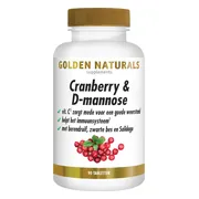 2x Golden Naturals Cranberry & D-mannose 90 vegacapsules