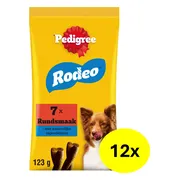 12x Pedigree Hondensnack Rodeo Rund 123 gr