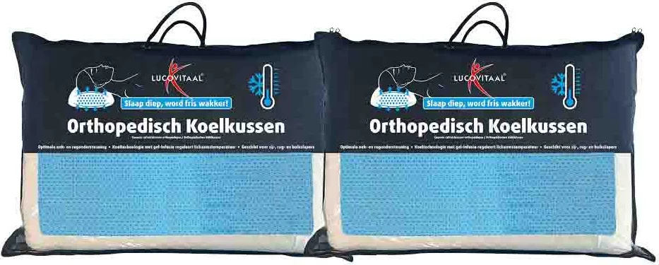 2x Lucovitaal Koelkussen Orthopedisch