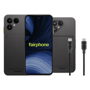 Fairphone 6+ 256GB Zwart 5G + Basis Accessoirepakket