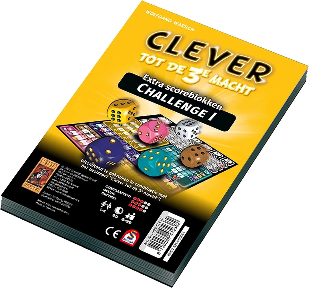 Clever tot de 3e Macht Scoreblokken Challenge I