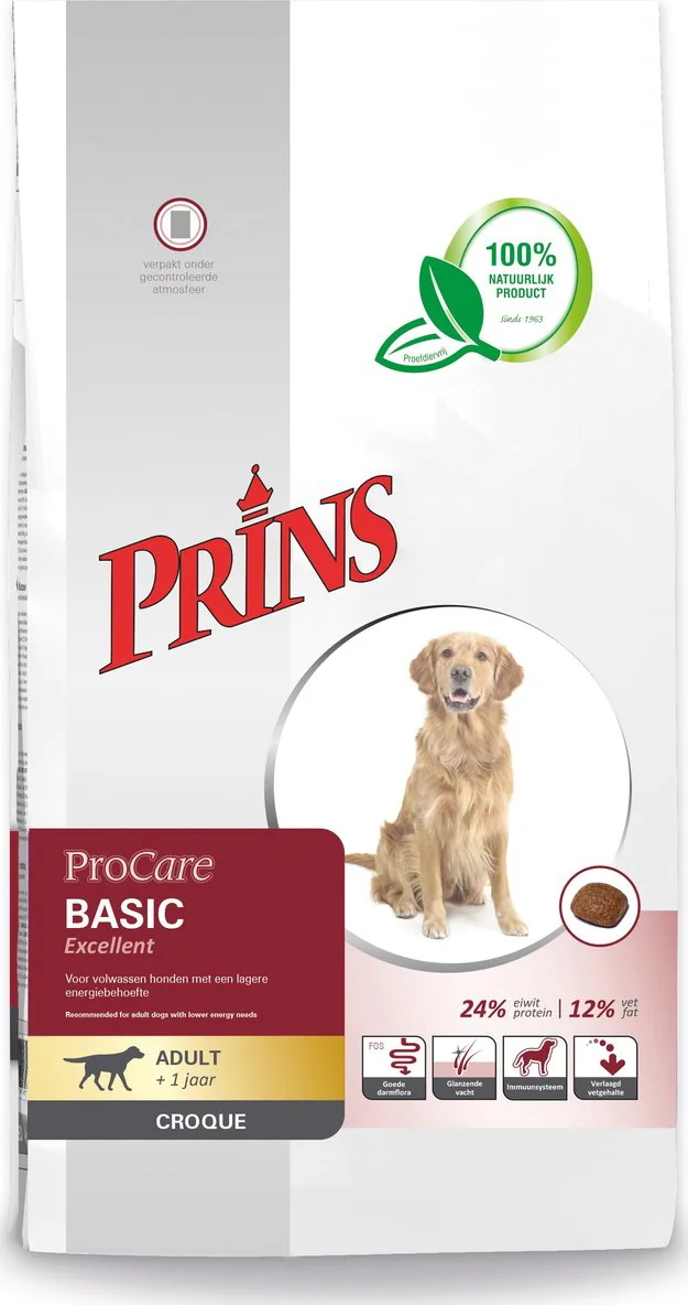 Hondenvoer Prins Procare - Volwassen Honden met Zalmolie en FOS - 10kg