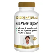2x Golden Naturals Testosteron Support Vegan 60 tabletten