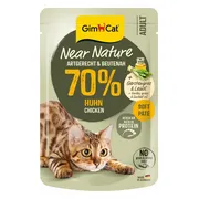 16x GimCat Kattenvoer Near Nature Kip 85 gr