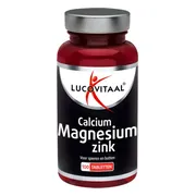 3x Lucovitaal Calcium Magnesium Zink 100 tabletten