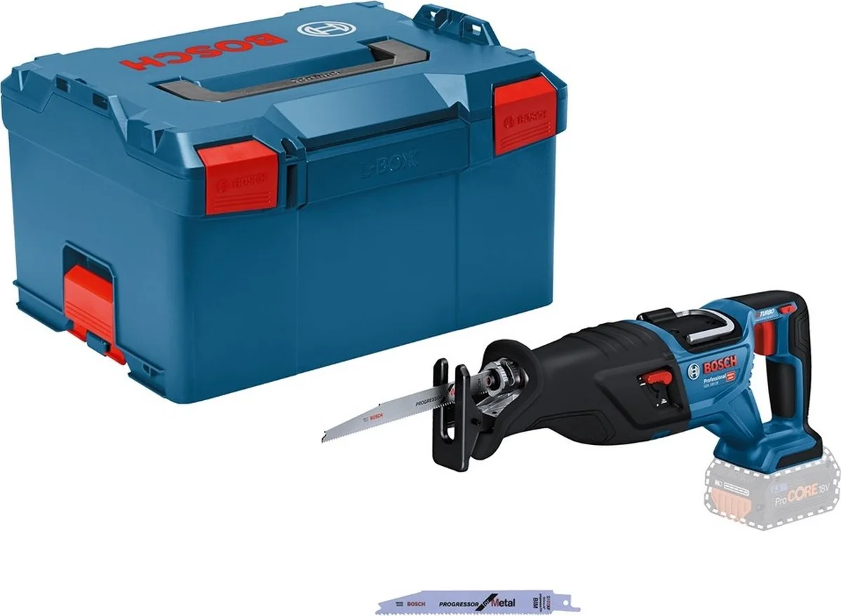Bosch Professional GSA 18V-28 Accu Reciprozaag BITURBO 18V Basic Body in L-Boxx - 06016C0001