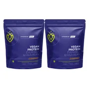 2x Vitakruid Vegan Protein EverPro & Fava Bean IJskoffie 921 gr