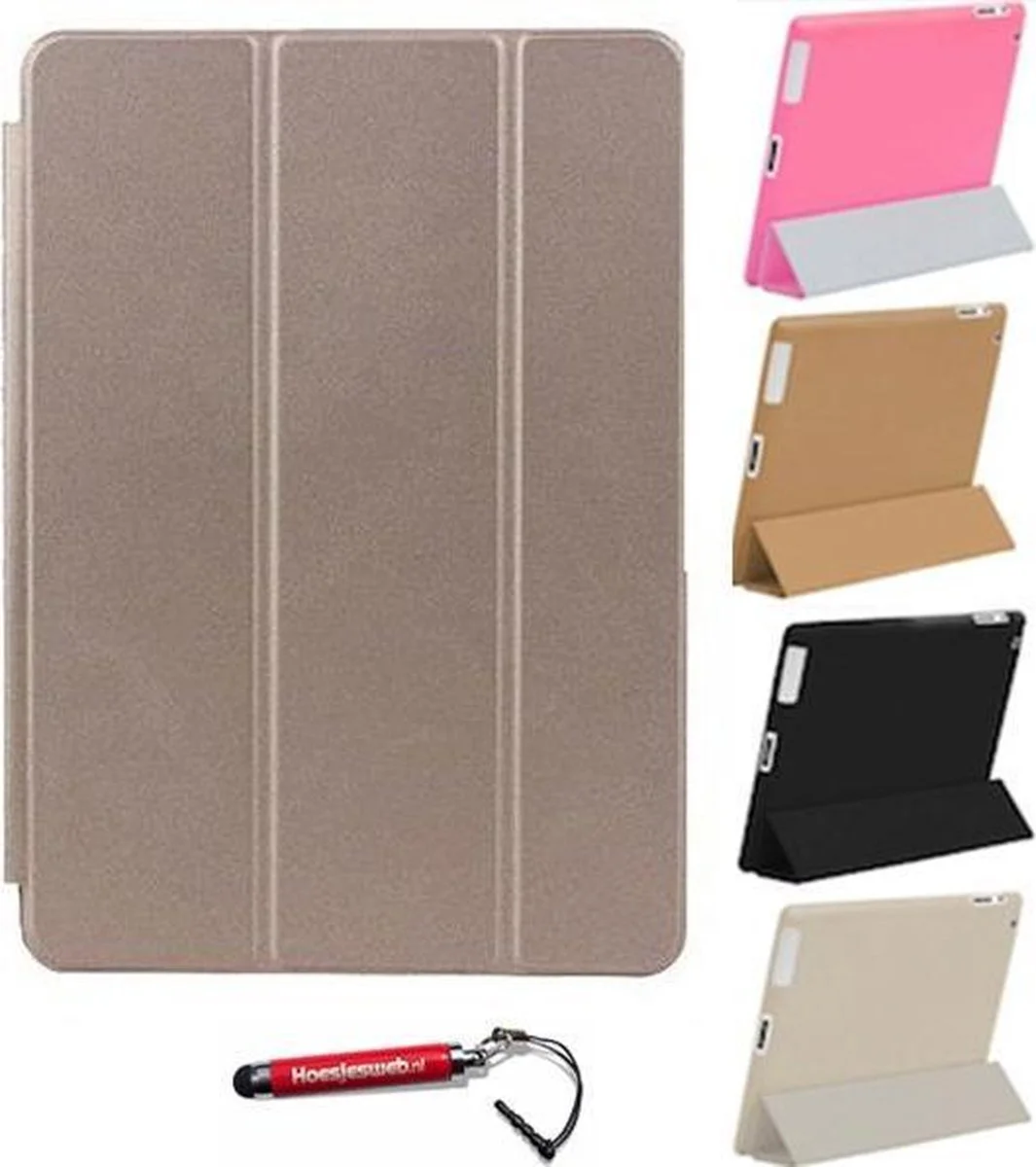 iPad Air 1 Smart Cover goud / Vouw hoesjes Apple iPad Air 1 / Vouw hoesje iPad Air 1