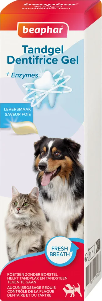6x Beaphar Tandgel Hond & Kat 100 gr