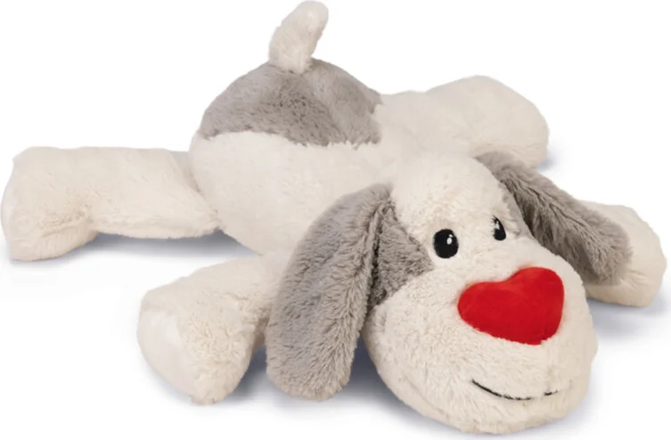 Beeztees Pluche Hondenknuffel XL Ties Wit 48 x 46 x 11 cm