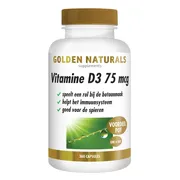 2x Golden Naturals Vitamine D3 75mcg 360 softgels