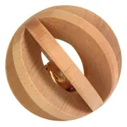 Trixie Speelbal Hout met Bel 6 cm