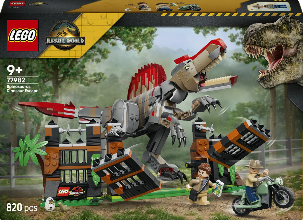 LEGO Jurassic World Spinosaurus ontsnapping 77982