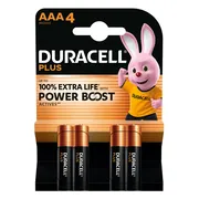 Duracell Alkaline Batterijen Mainline Bst AAA 4 stuks