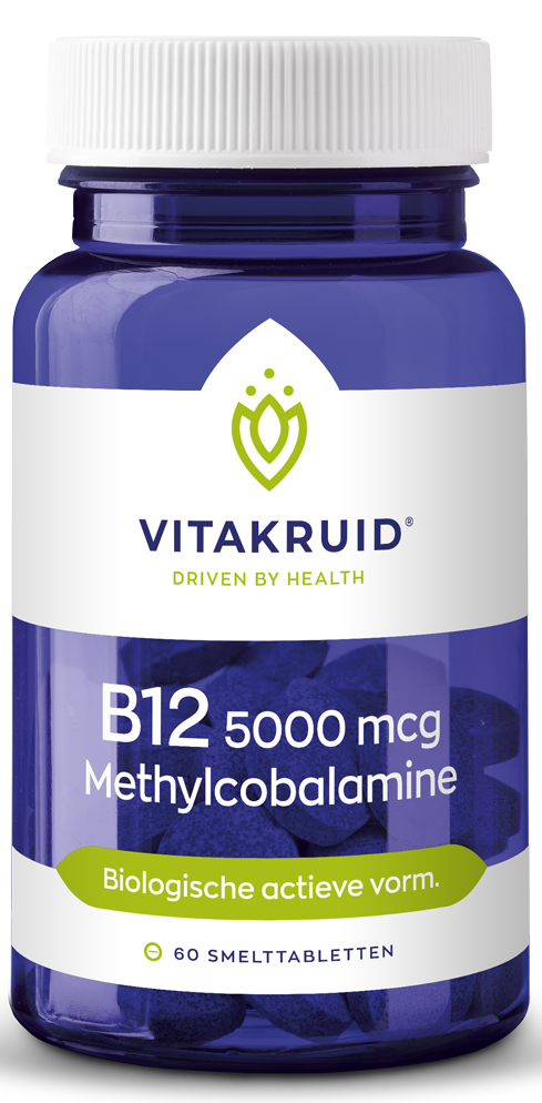 Vitakruid B12 Methylcobalamine 5000 Mcg 60 tabletten