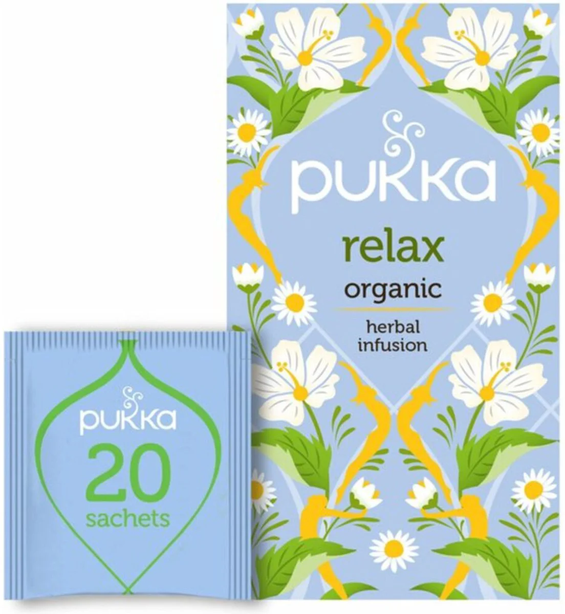3x Pukka Biologische Thee Relax 20 stuks
