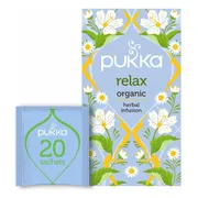 3x Pukka Biologische Thee Relax 20 stuks
