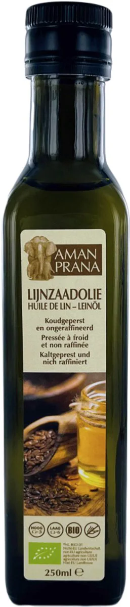 Aman Prana Lijnzaadolie 250ML