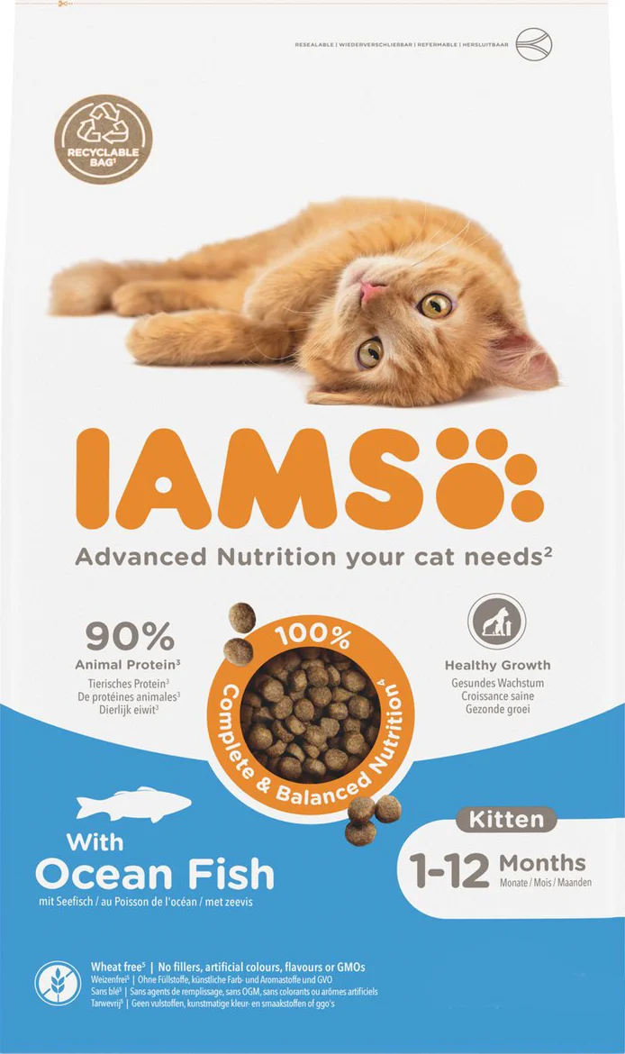 IAMS Cat Kitten Ocean Fish 3 kg