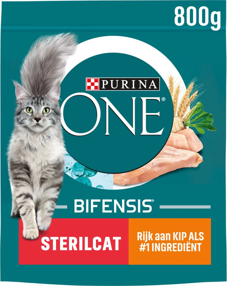 Purina ONE Kattenvoer Droog Adult Sterilcat Kip - Tarwe 800 gr