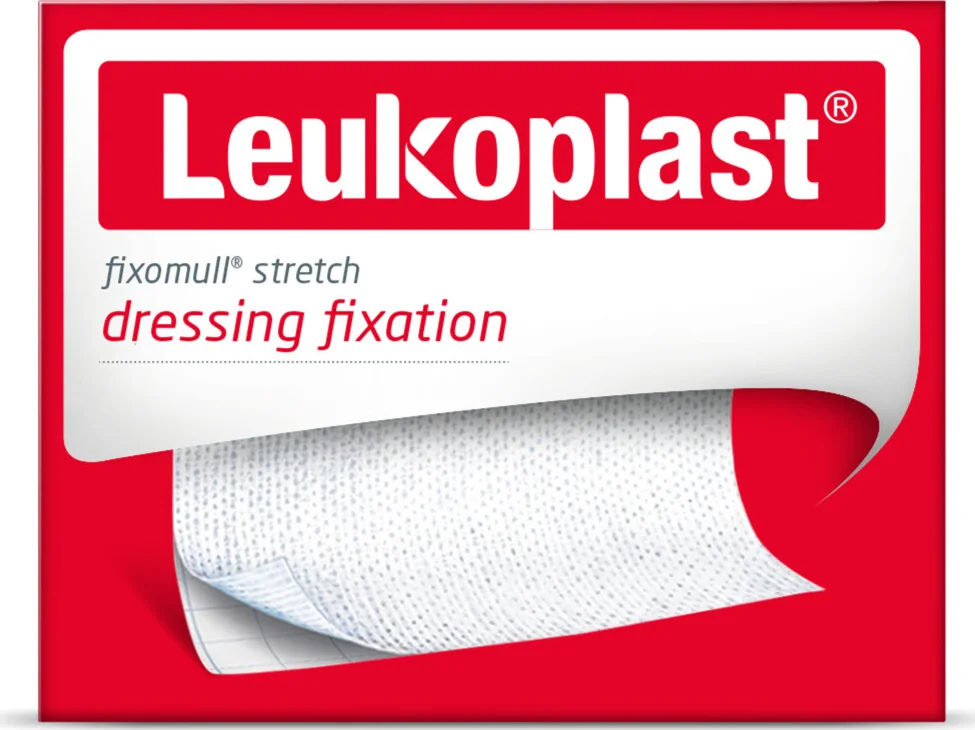 3x Leukoplast Fixomull Stretch fixatiepleister 10 cm x 10 m