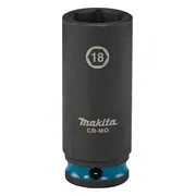 Makita E-16352 Impact Black Krachtdop 3/8" lang | 18 mm
