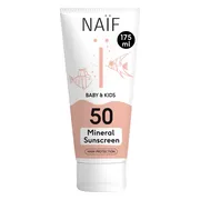 2x Naif Baby & Kids Minerale Zonnebrandcréme SPF 50 175 ml