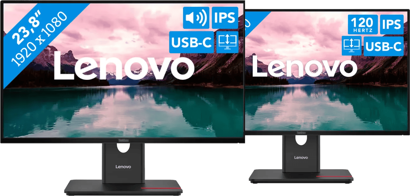 Lenovo ThinkVision T24D-40 + Lenovo ThinkVision T24-40