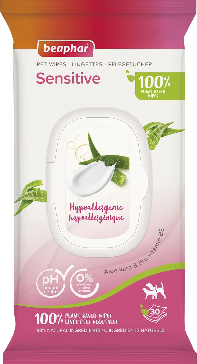 Beaphar Dierendoekjes Sensitive 30 stuks