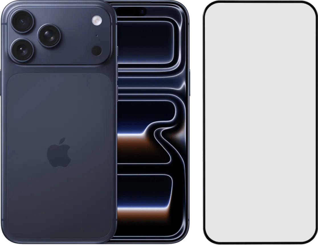Apple iPhone 17 Pro Max 1TB Blauw + BlueBuilt Screenprotector Glas